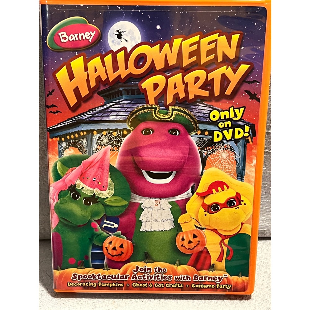 Barney Halloween Party DVD Lionsgate Kids Childrens Spooktacular Fun 2009